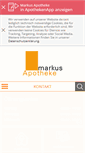 Mobile Screenshot of markus-apotheke-muenster.de